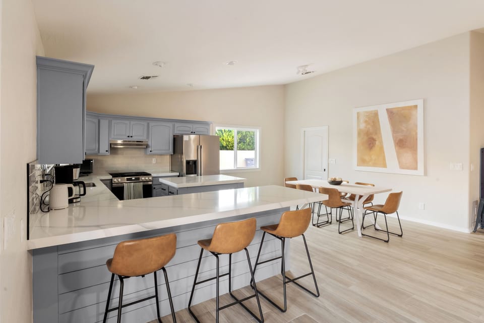 Fully equipped chef's kitchen — everything you need to cook and entertain