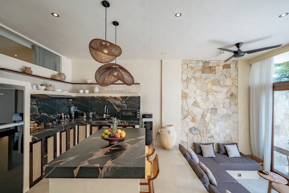 Villa, 3 Bedrooms, Patio, Pool View | Living area | Smart speakers