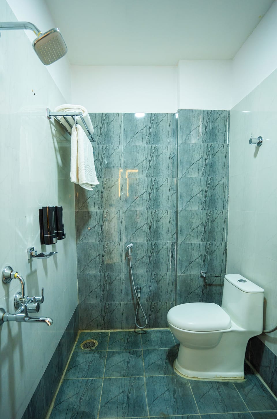 Deluxe Double Room, 1 King Bed, City View | Bathroom | Shower, eco-friendly toiletries, hair dryer, slippers