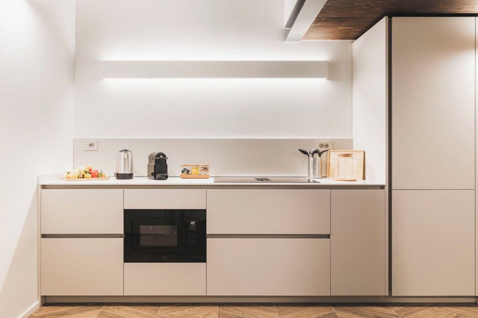Kitchen, Living Room