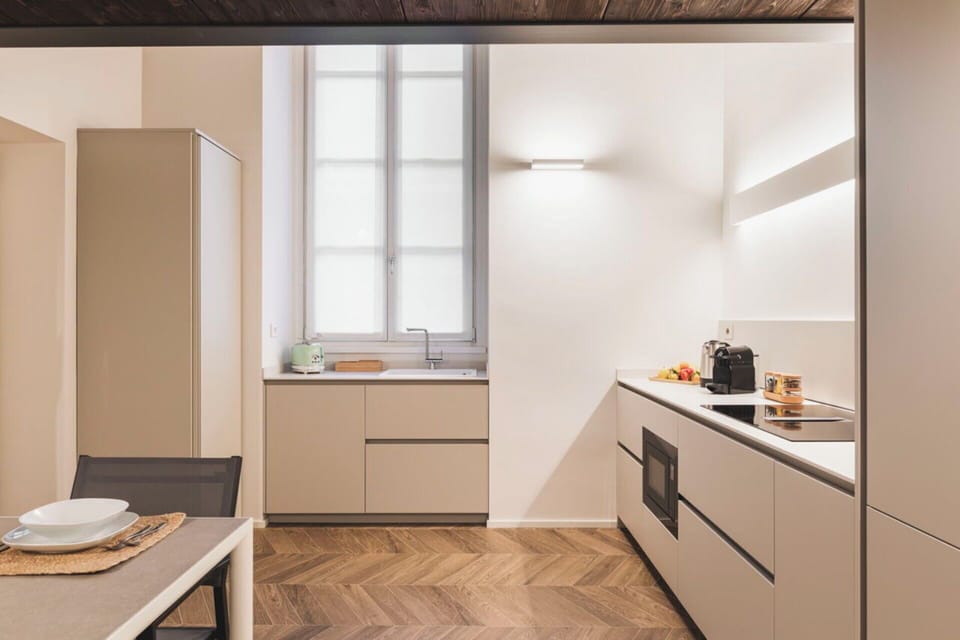 Kitchen, Living Room