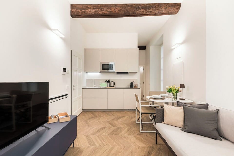 Kitchen, Living Room