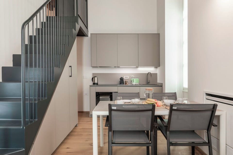Kitchen, Living Room