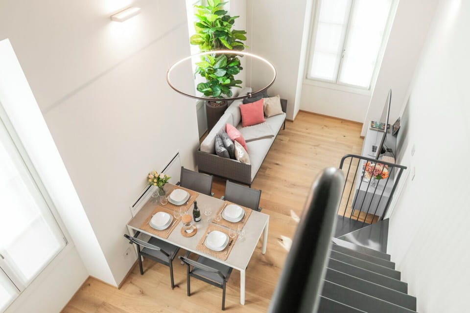 Kitchen, Living Room