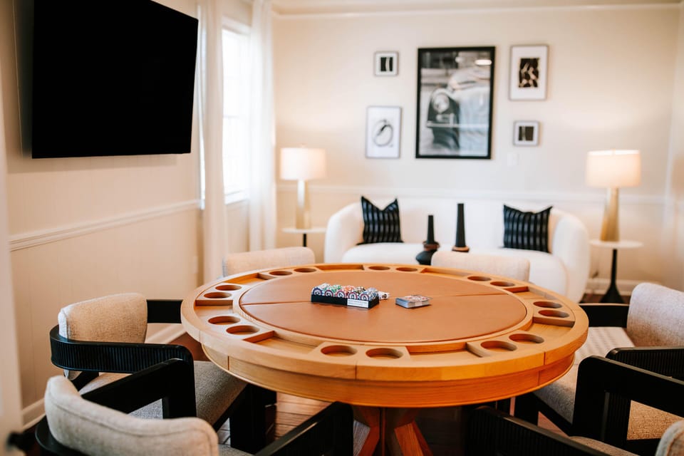 Your luxe game lounge—pull up a seat and let the fun begin.