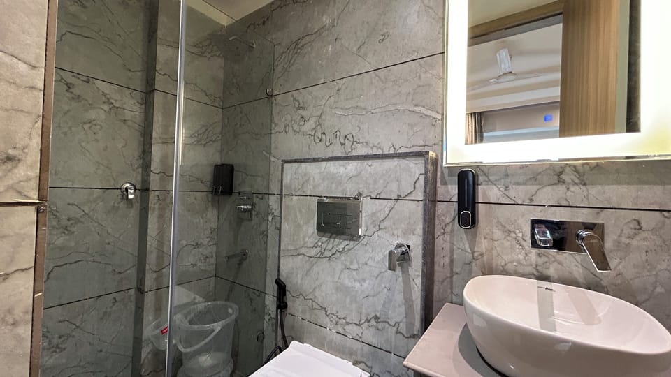 Deluxe Room | Bathroom | Free toiletries, soap, shampoo, toilet paper
