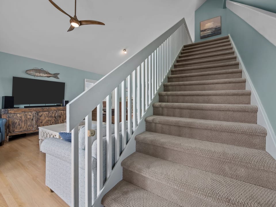 Stairs to third floor