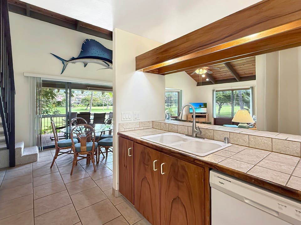 Condo, Multiple Beds, Lanai, Golf View (Kanaloa at Keauhou 1004) | Private kitchen | Coffee/tea maker