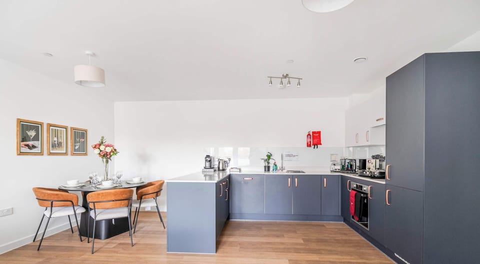 Welcoming living and dining area with modern furnishings