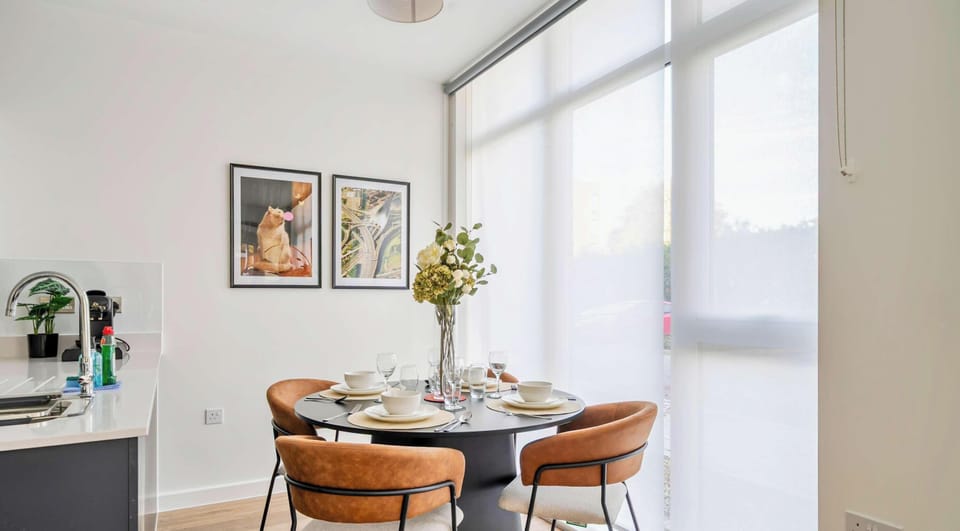 Dining area with seating for four