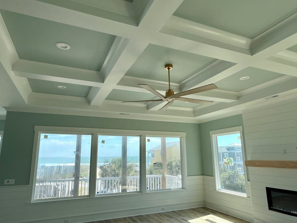 Views from main living room, no furnishings  placed in home yet completion 10/26