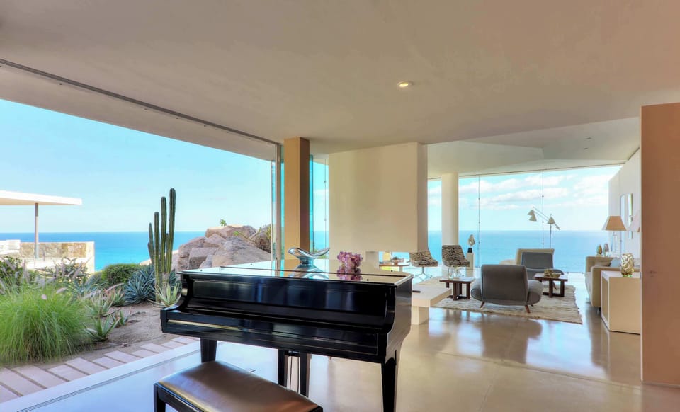 Can someone in the group play? The baby grand is a unique feature we love in the home.