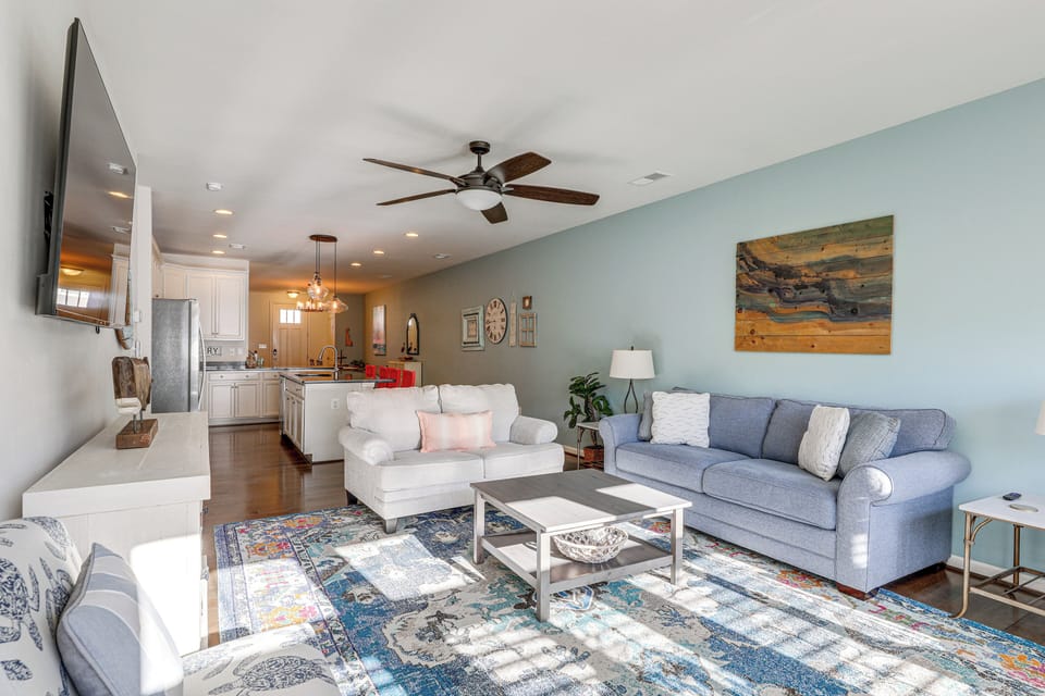 Millville Vacation Rental | 3BR | 2.5BA | 2 Steps Required | 1,800 Sq Ft