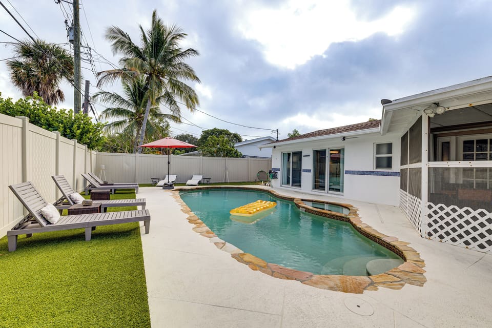 Delray Beach Vacation Rental | 3BR | 2BA | 1,900 Sq Ft | Step to Enter