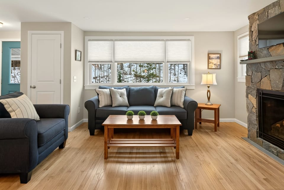 Cozy living room main floor