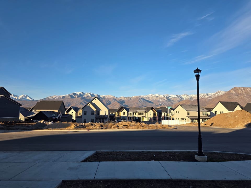 View from front door.