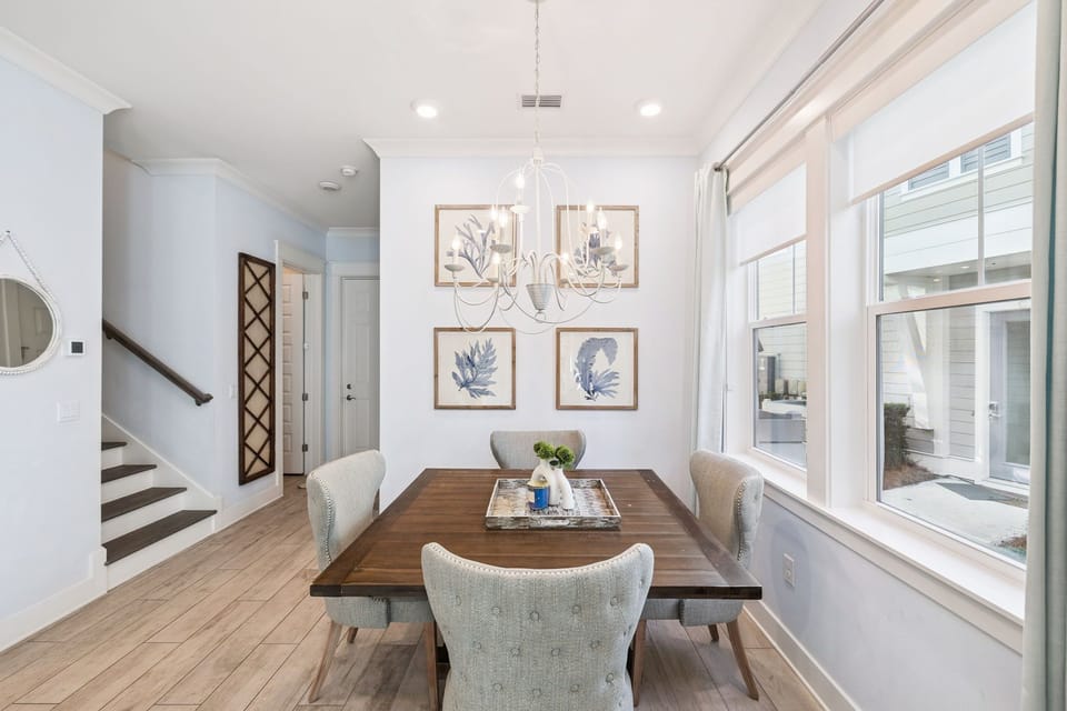 Beautifully Decorated Dining Space