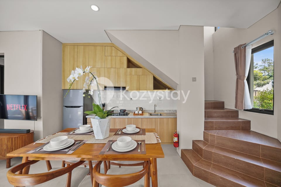 Villa, 2 Bedrooms, Resort View | Private kitchen | Full-size fridge, microwave, stovetop, toaster