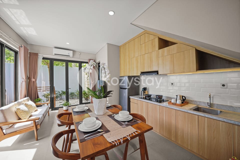 Villa, 2 Bedrooms, Resort View | Private kitchen | Full-size fridge, microwave, stovetop, toaster