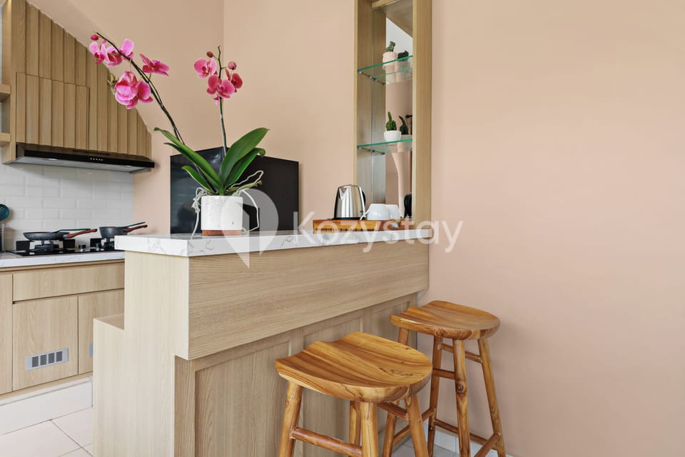 Villa, 2 Bedrooms, Garden View | Private kitchen | Full-size fridge, microwave, stovetop, toaster