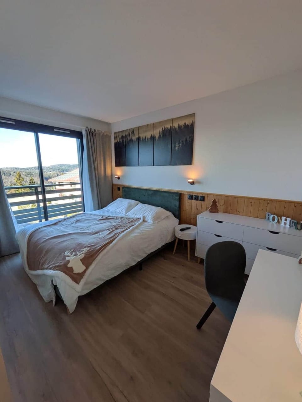 The master bedroom