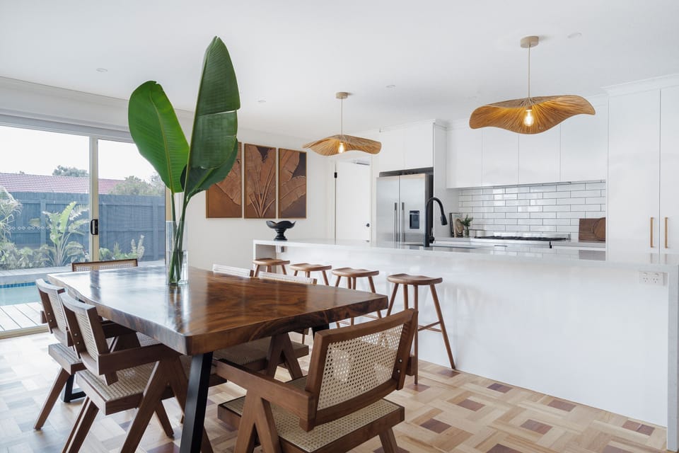 Large dining table