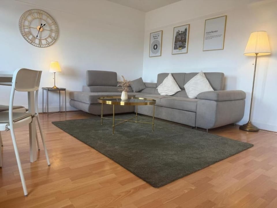 Apartment, City View | Living area | Flat-screen TV