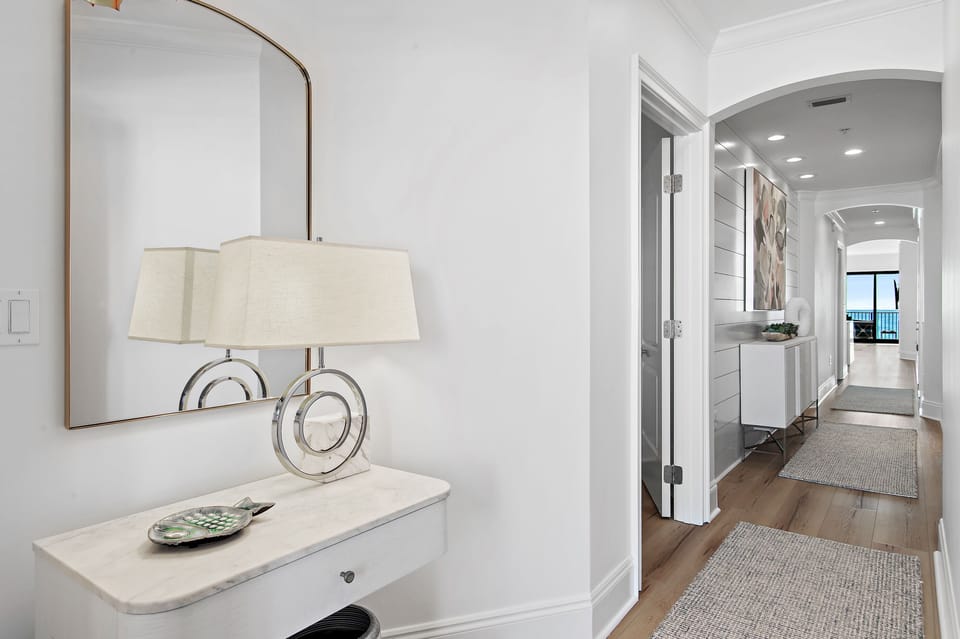 Entryway - A catch all upon arriving to Villa Coyaba 303.