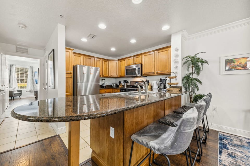 Dining space perfect for family meals or planning the day’s adventures
