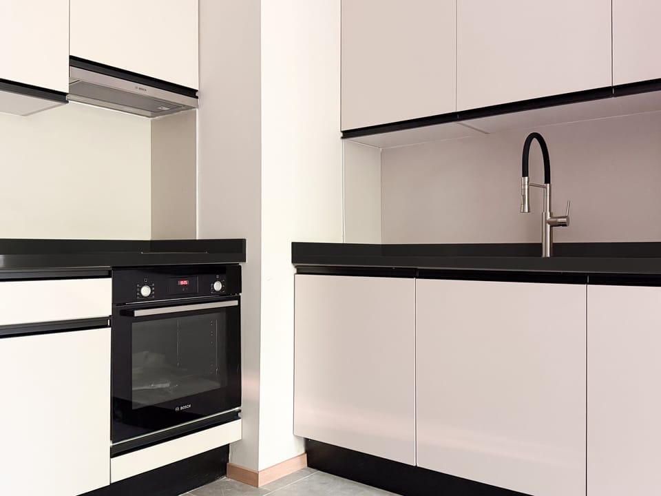 Fridge, oven, dishwasher, espresso maker