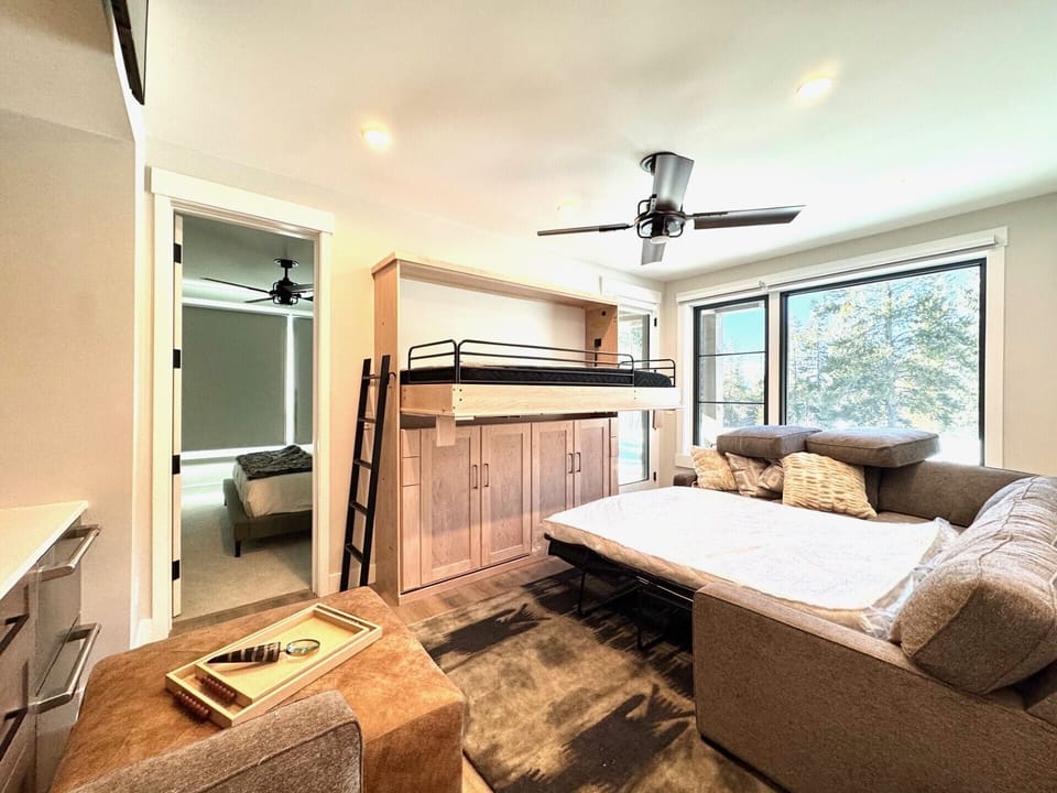 Murphy bed and Pull out combo in second living room.