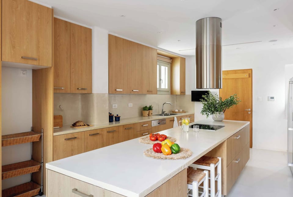 Deluxe Villa, Multiple Bedrooms, Private Pool, Sea View | Private kitchen | Microwave, oven, stovetop, dishwasher