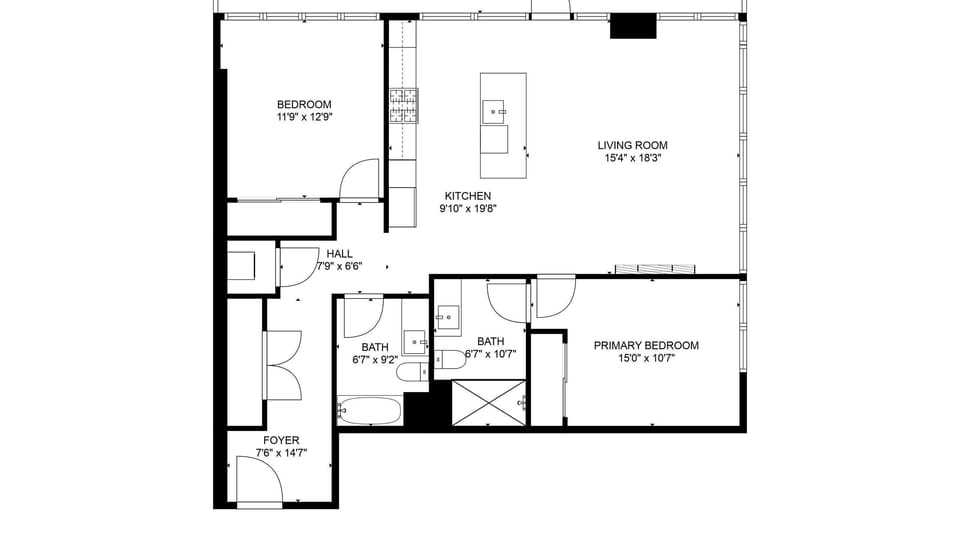 House (2 Bedrooms) | Interior