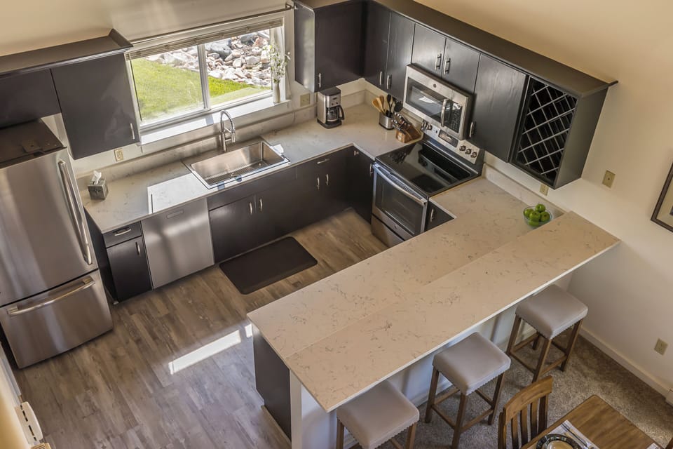 Ample counter space so everyone can help prep for a meal | Main Level