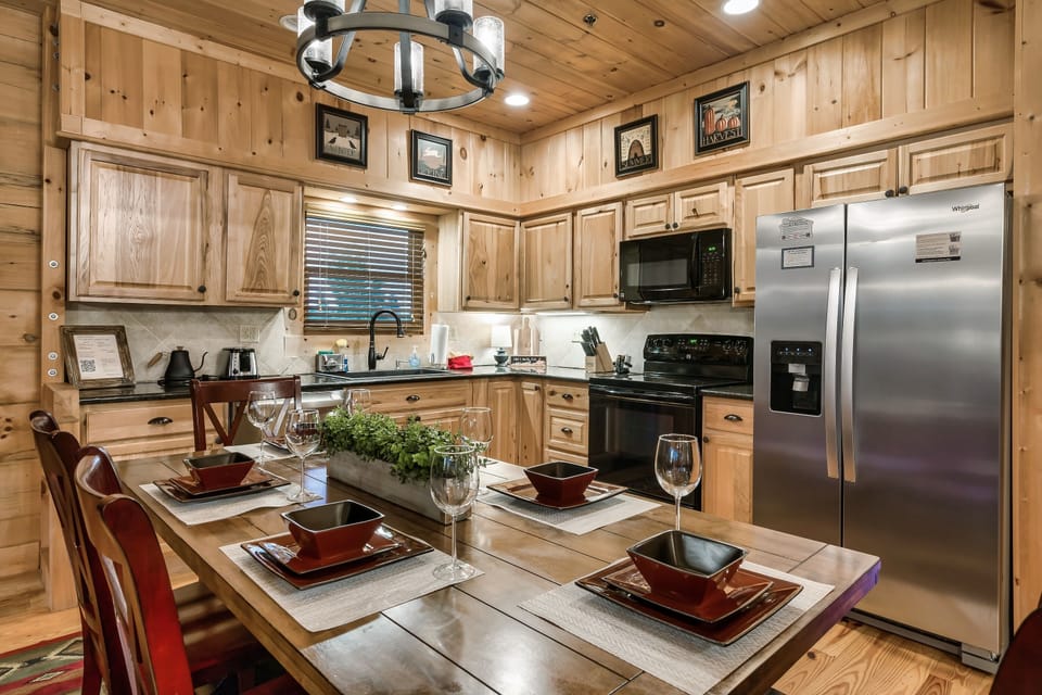Fully stocked kitchen ready for family meals