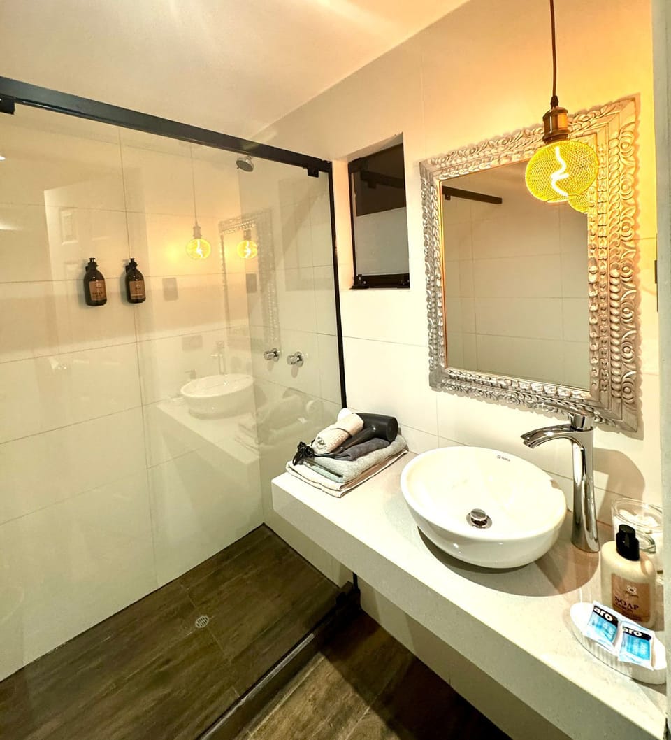Basic Double Room | Bathroom | Bathrobes