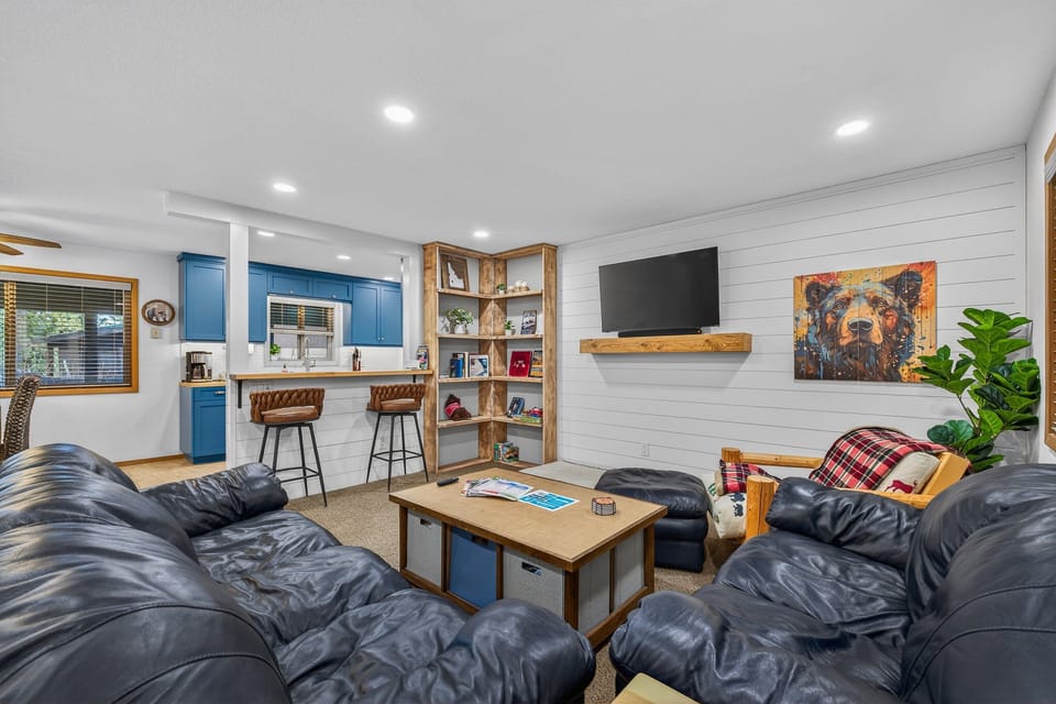 Living room- single-level home