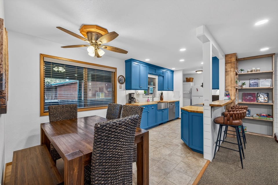 Kitchen- dining- single level home