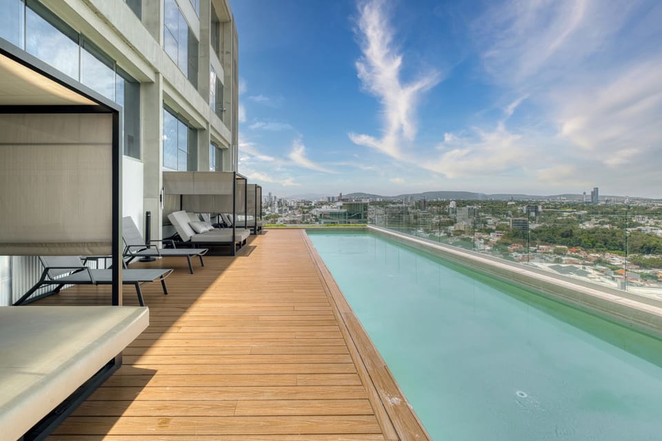 Rooftop pool