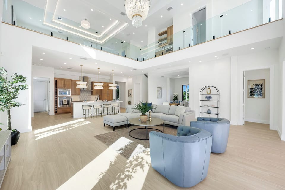 Dramatic Open Living with Elevated Views