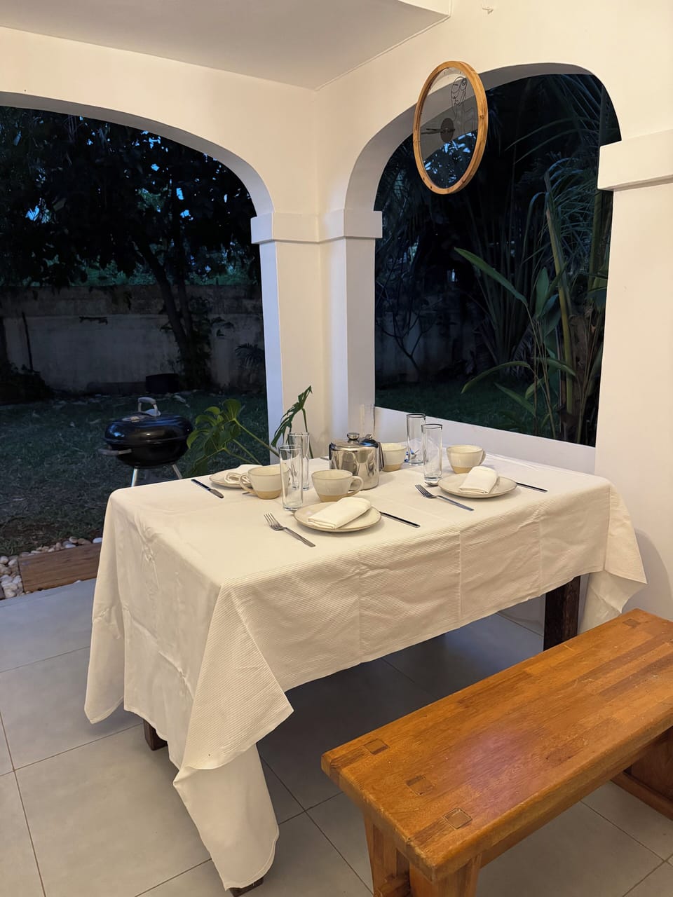 Outdoor dining