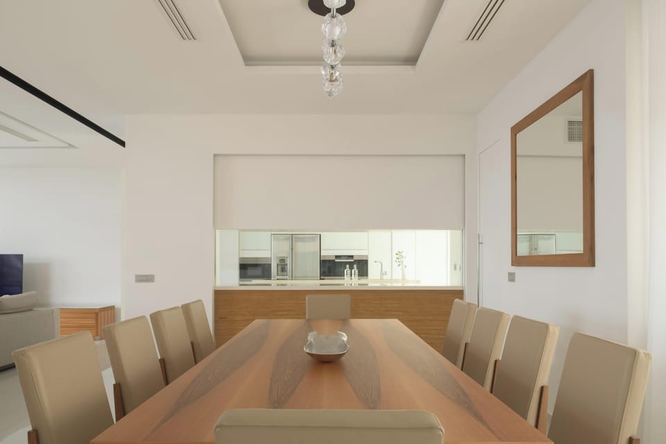 Gather around the elegant dining table for memorable meals and shared moments