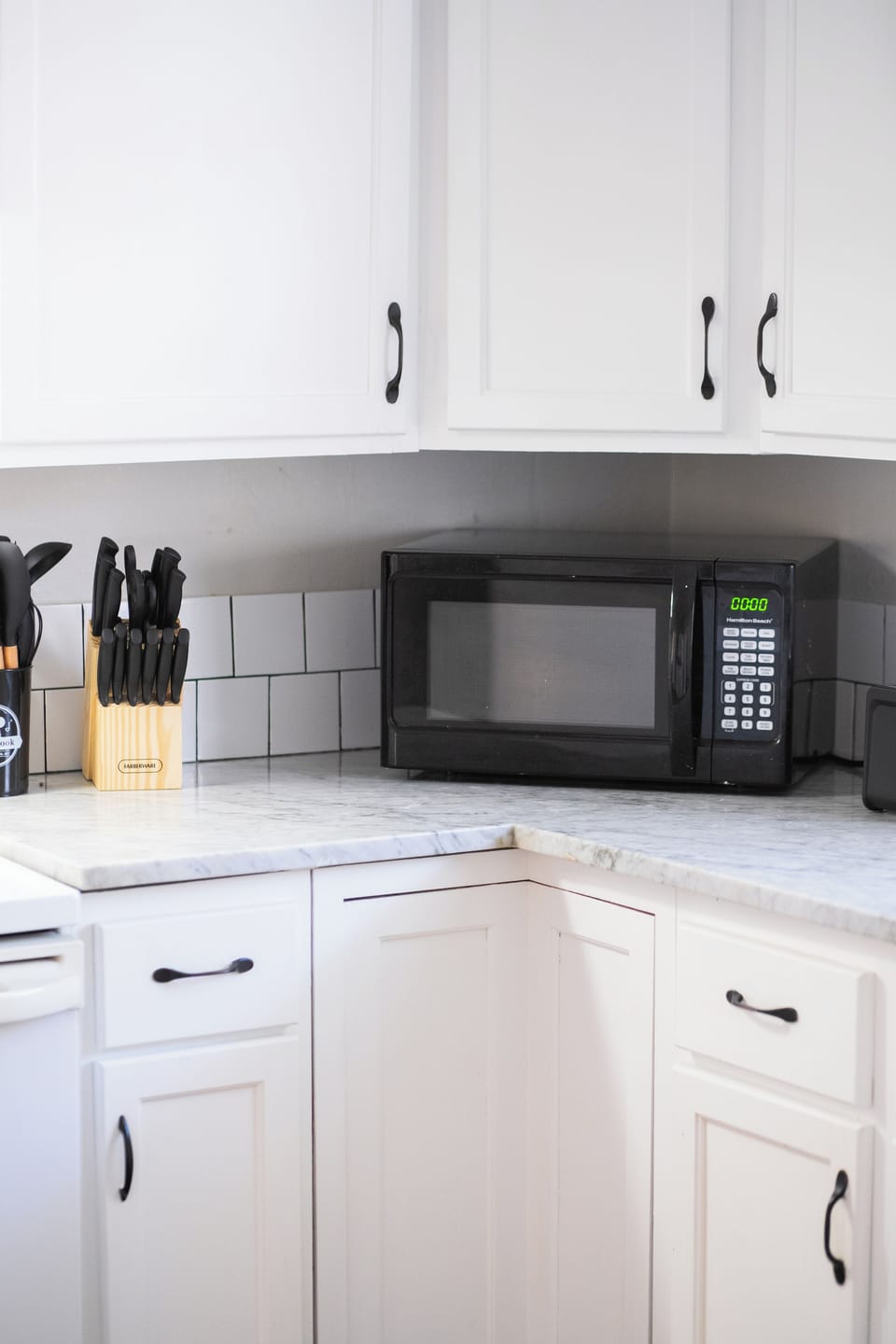Convenient microwave for quick meals and snacks.