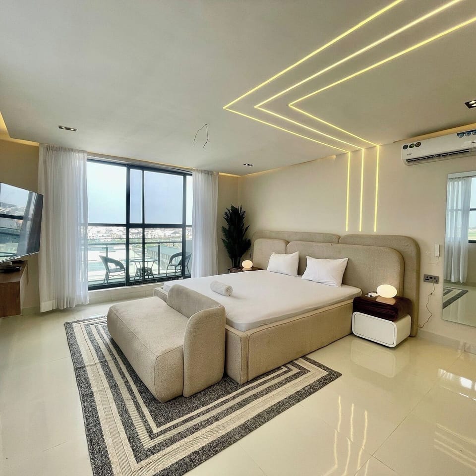 Standard Apartment, Balcony, City View | In-room safe, desk, laptop workspace, blackout drapes