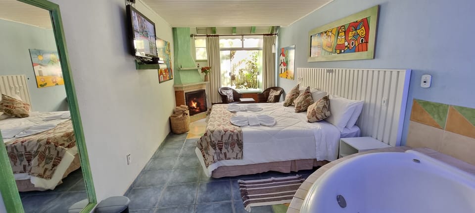 Suites Sierra Verde (com Hidro Dupla e Lareira) | Premium bedding, minibar, individually decorated, free WiFi