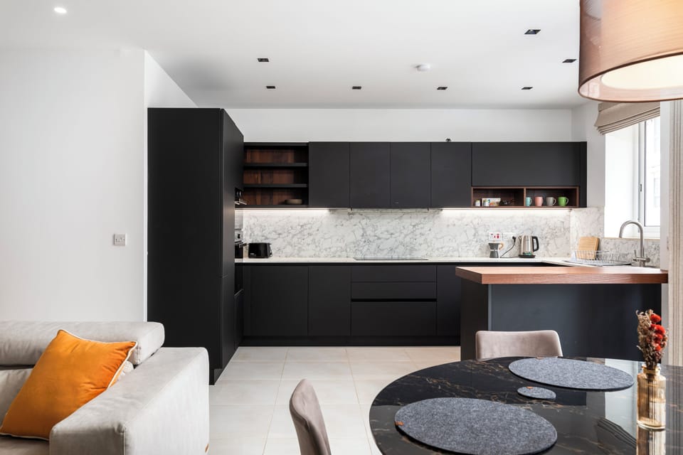 Apartment, 3 Bedrooms, Kitchen, City View | Private kitchen | Electric kettle, toaster