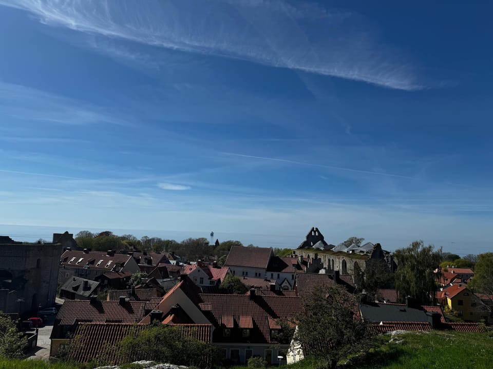 Walk along the medieval city wall that still encircles central Visby.