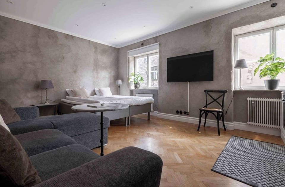 View of the modern living room.