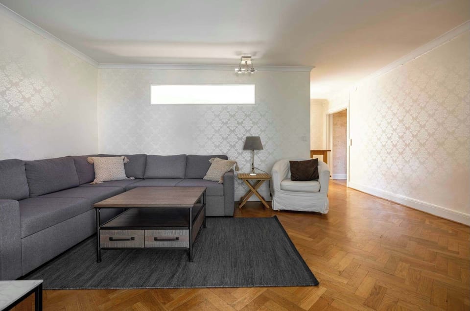 Spacious and comfortable living room.