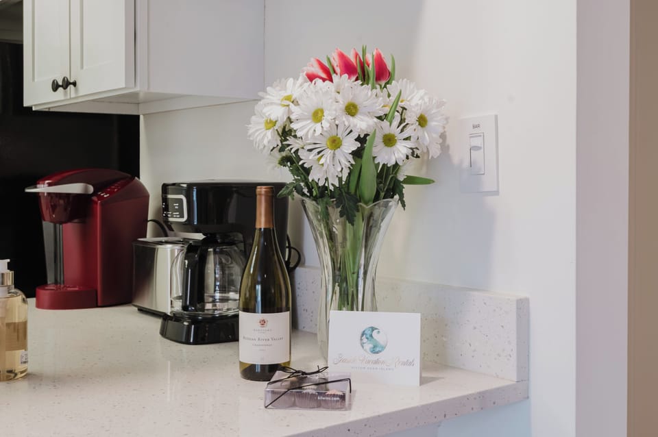 Enjoy a complimentary bottle of wine and local chocolates upon arrival.